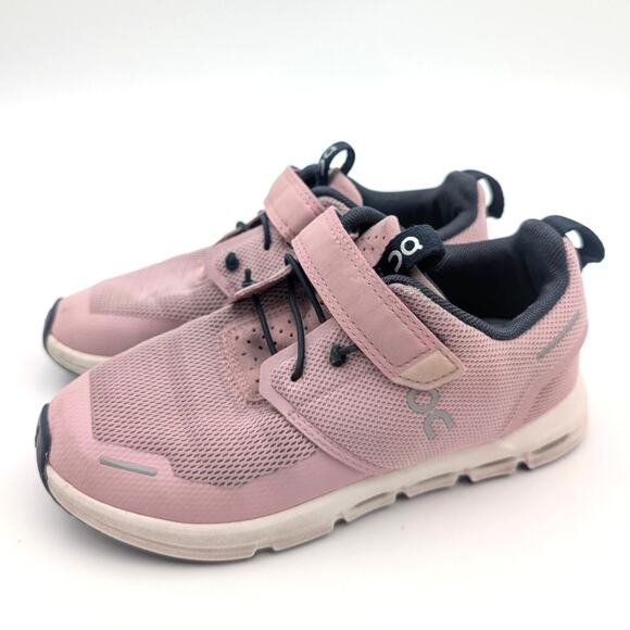 On Cloud Play Running Shoes Sneakers Kids' Zephyr White Size US13.5 EU31.5 - Picture 1 of 11
